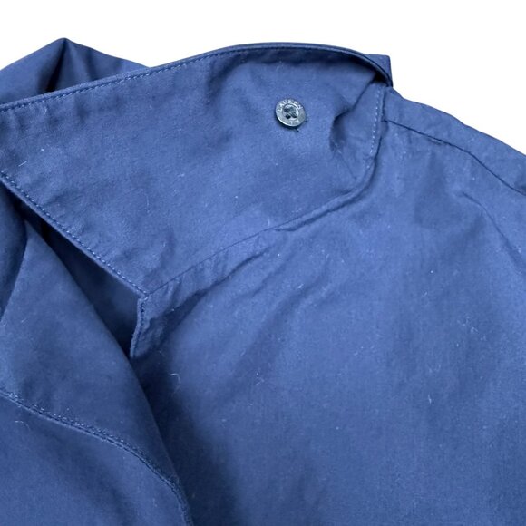 Women's‎ LAUREN RALPH LAUREN Navy Crossover Blouse- Size Large Petite - Picture 6 of 8